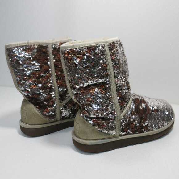 UGG #3353 Australia Classic Sparkles Boots Women's Insulated Footewar 8 39 - Picture 4 of 6